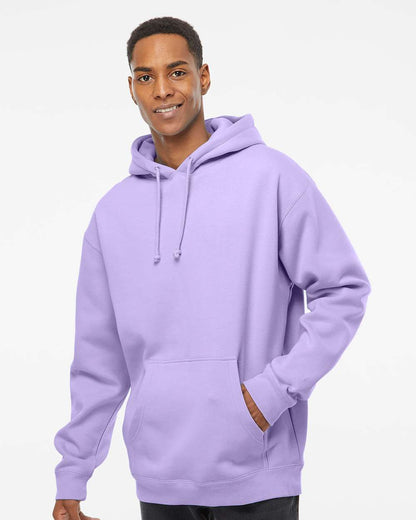 Heavyweight Hoodie in Lavender, front view