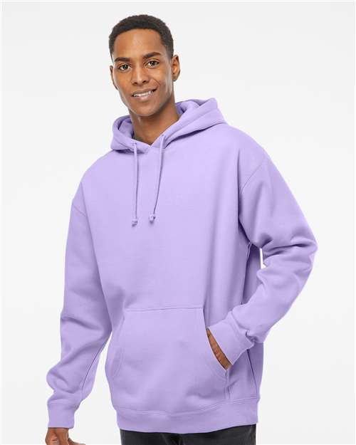 Independent Trading Co. IND4000 Heavyweight Hooded Sweatshirt - Lavender - model front