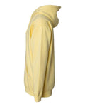 Independent Trading Co. IND4000 Heavyweight Hooded Sweatshirt - Light Yellow - side