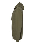 Independent Trading Co. SS4500 Midweight Hooded Sweatshirt - Army - side