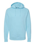 Independent Trading Co. SS4500 Midweight Hooded Sweatshirt - Blue Aqua - flat front