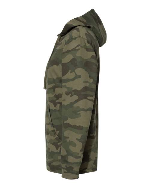 Independent Trading Co. SS4500 Midweight Hooded Sweatshirt - Forest Camo - side