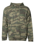 Independent Trading Co. SS4500 Midweight Hooded Sweatshirt - Forest Camo - flat front