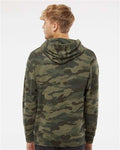 Independent Trading Co. SS4500 Midweight Hooded Sweatshirt - Forest Camo - model back