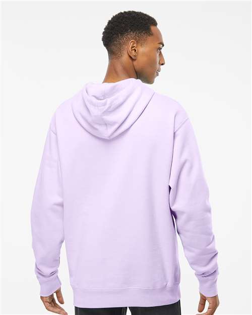 Independent Trading Co. SS4500 Midweight Hooded Sweatshirt - Lavender - model back