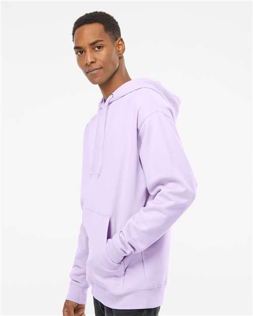 Independent Trading Co. SS4500 Midweight Hooded Sweatshirt - Lavender - model side
