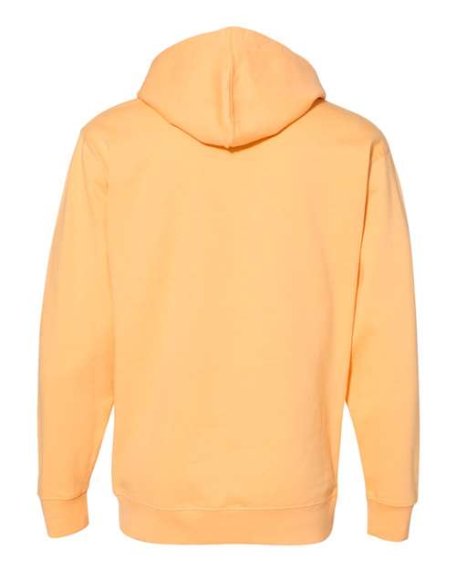 Independent Trading Co. SS4500 Midweight Hooded Sweatshirt - Peach - back