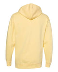 Independent Trading Co. SS4500 Midweight Hooded Sweatshirt - Light Yellow - back