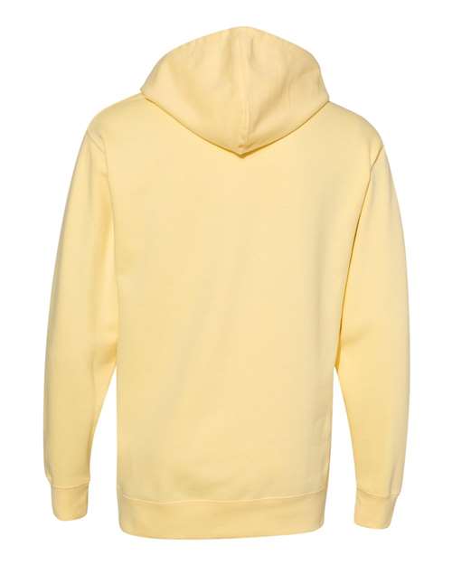 Independent Trading Co. SS4500 Midweight Hooded Sweatshirt - Light Yellow - back
