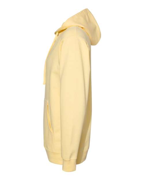 Independent Trading Co. SS4500 Midweight Hooded Sweatshirt - Light Yellow - side