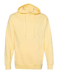 Independent Trading Co. SS4500 Midweight Hooded Sweatshirt - Light Yellow - flat front