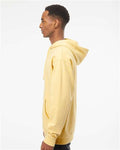 Independent Trading Co. SS4500 Midweight Hooded Sweatshirt - Light Yellow - model side