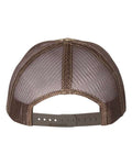Richardson 112P Printed Trucker Cap - Realtree Edge/ Brown - back