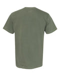 Comfort Colors 6030 Unisex Garment-Dyed Heavyweight Pocket T-Shirt - Moss - back