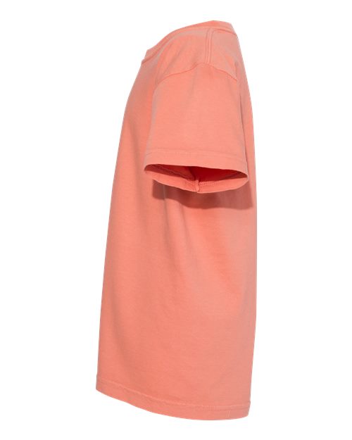 Comfort Colors 9018 Youth Garment-Dyed Heavyweight T-Shirt - Terracotta - side