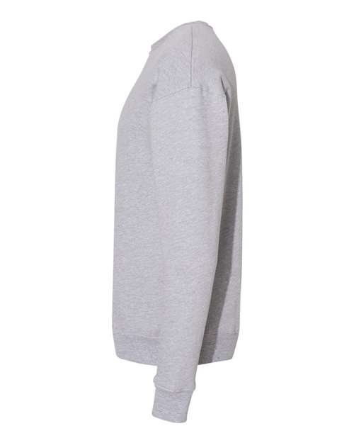 Bella + Canvas 3945 Sponge Fleece Drop Shoulder Crewneck Sweatshirt - Athletic Heather - side
