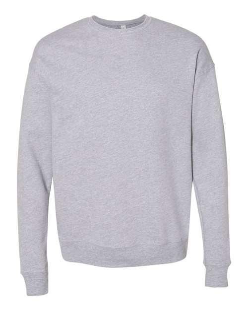 Bella + Canvas 3945 Sponge Fleece Drop Shoulder Crewneck Sweatshirt - Athletic Heather - front