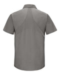 Red Kap SX20 Men's Mimix Short Sleeve Work Shirt - Grey - back
