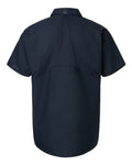 Red Kap SX20 Men's Mimix Short Sleeve Work Shirt - Navy - back