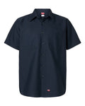 Red Kap SX20 Men's Mimix Short Sleeve Work Shirt - Navy - front