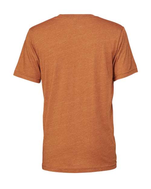 Bella+Canvas 3001CVC Unisex Heather CVC Short Sleeve Tee - Heather Autumn - back