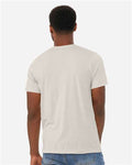 Bella+Canvas 3001CVC Unisex Heather CVC Short Sleeve Tee - Heather Dust - model back