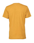 Bella+Canvas 3001CVC Unisex Heather CVC Short Sleeve Tee - Heather Mustard - back