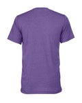 Bella+Canvas 3001CVC Unisex Heather CVC Short Sleeve Tee - Heather Lapis - back