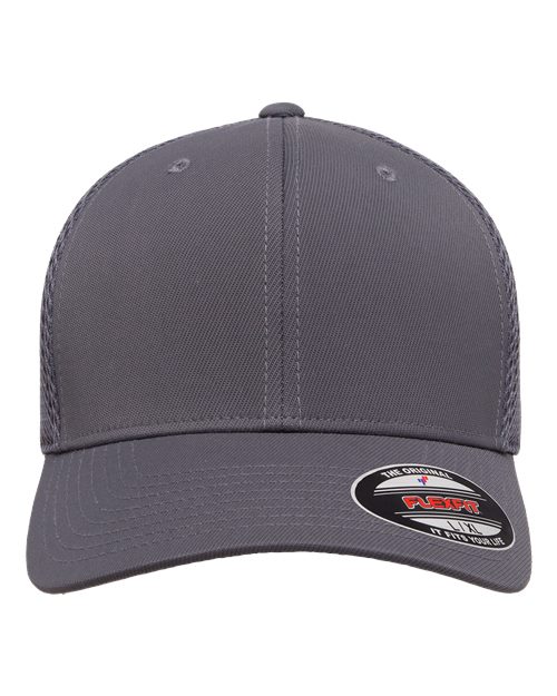 Flexfit 6533 Ultrafiber Mesh Cap - Dark Grey - front