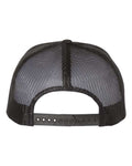 Yupoong 6006 Classic Five-Panel Trucker Cap - Multicam Black/ Black - back