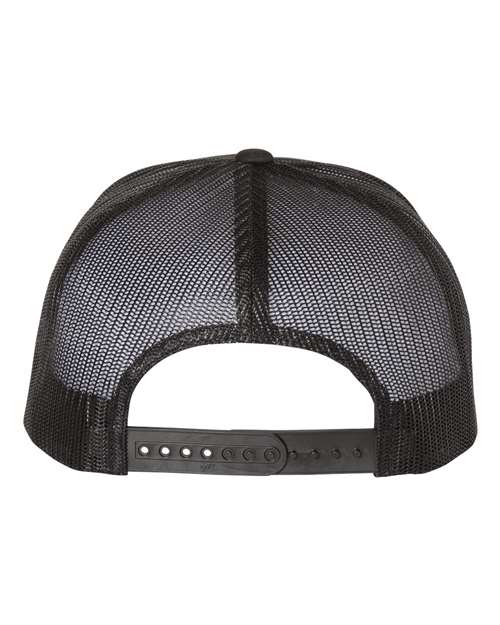 Yupoong 6006 Classic Five-Panel Trucker Cap - Multicam Black/ Black - back