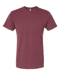 LAT 6901 Unisex Fine Jersey Tee - Vintage Burgundy - front