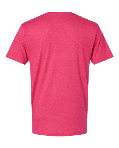 LAT 6901 Unisex Fine Jersey Tee - Vintage Hot Pink - back