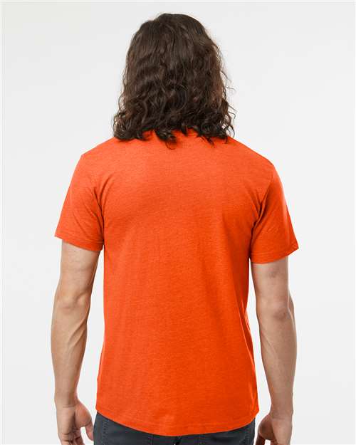 LAT 6901 Unisex Fine Jersey Tee - Vintage Orange - model back