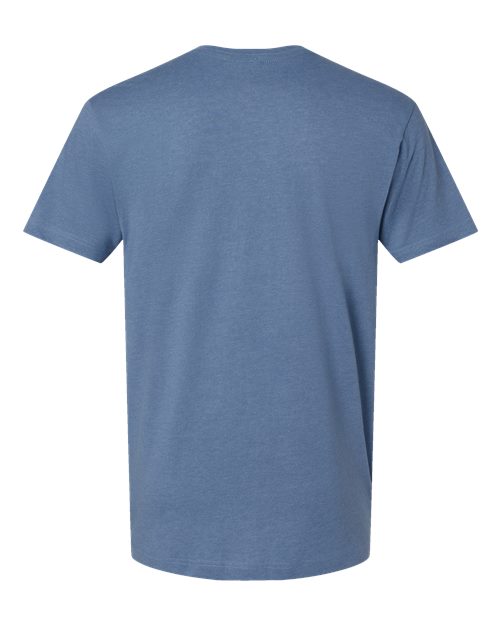 LAT 6901 Unisex Fine Jersey Tee - Vintage Indigo - back
