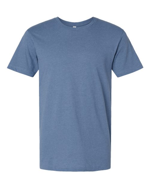 LAT 6901 Unisex Fine Jersey Tee - Vintage Indigo - front