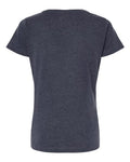 LAT 3516 Women's Fine Jersey Tee - Vintage Navy - back