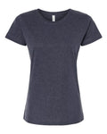 LAT 3516 Women's Fine Jersey Tee - Vintage Navy - front
