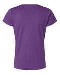 LAT 3516 Women's Fine Jersey Tee - Vintage Purple - back