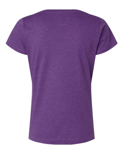 LAT 3516 Women's Fine Jersey Tee - Vintage Purple - back