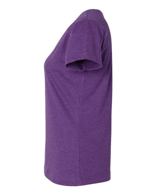 LAT 3516 Women's Fine Jersey Tee - Vintage Purple - side
