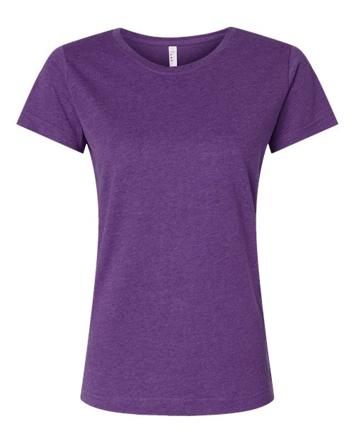 LAT 3516 Women's Fine Jersey Tee - Vintage Purple - front