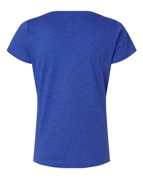 LAT 3516 Women's Fine Jersey Tee - Vintage Royal - back