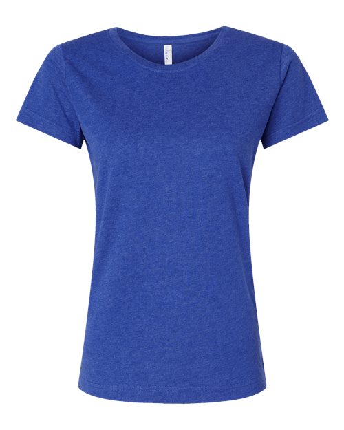 LAT 3516 Women's Fine Jersey Tee - Vintage Royal - front