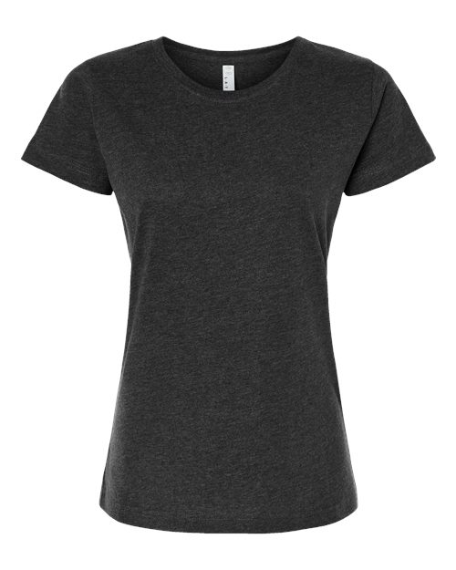 LAT 3516 Women's Fine Jersey Tee - Vintage Smoke - front
