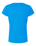 LAT 3516 Women's Fine Jersey Tee - Vintage Turquoise - back