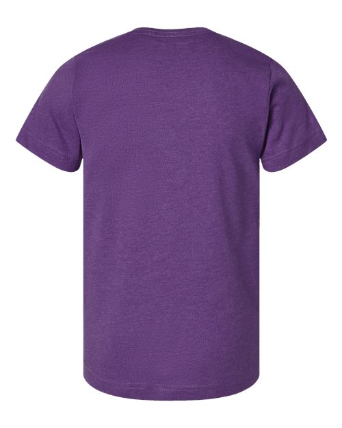 LAT 6101 Youth Fine Jersey Tee - Vintage Purple - back