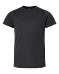 LAT 6101 Youth Fine Jersey Tee - Vintage Smoke - front