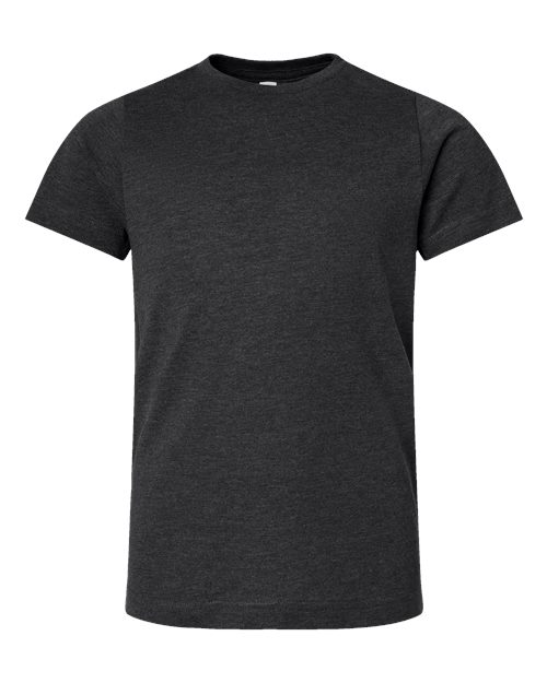 LAT 6101 Youth Fine Jersey Tee - Vintage Smoke - front