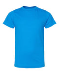 LAT 6101 Youth Fine Jersey Tee - Vintage Turquoise - front